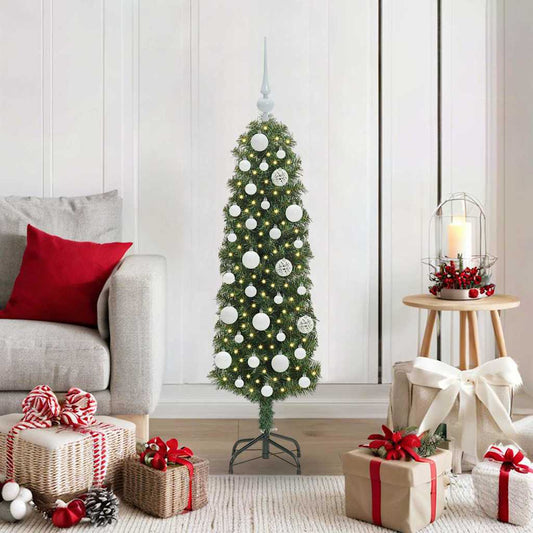 vidaXL Τεχνητό Χριστουγεννιάτικο Δέντρο με 150 LED Πράσινο 120 cm