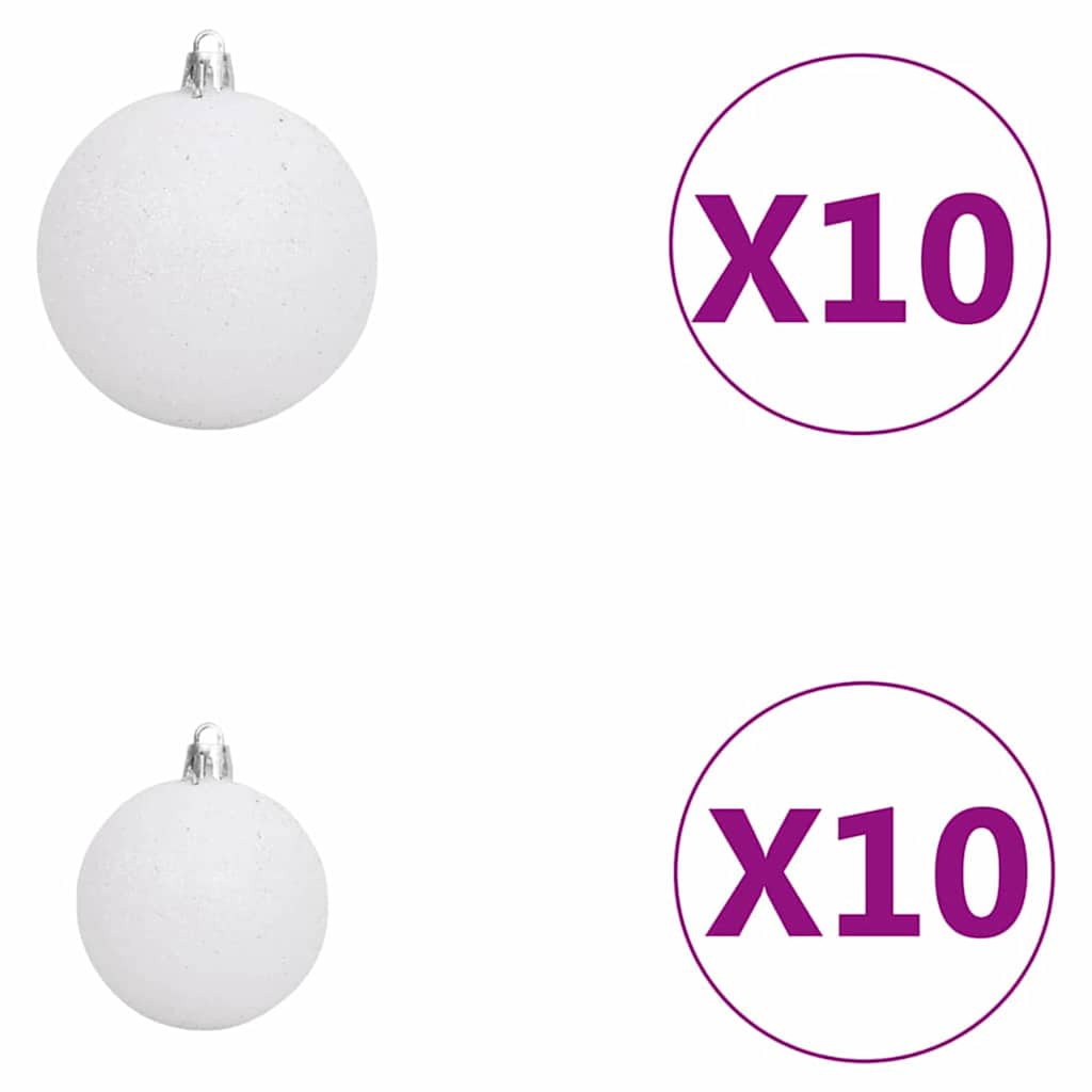 vidaXL Τεχνητό Χριστουγεννιάτικο Δέντρο με 300 LED Πράσινο 210 cm