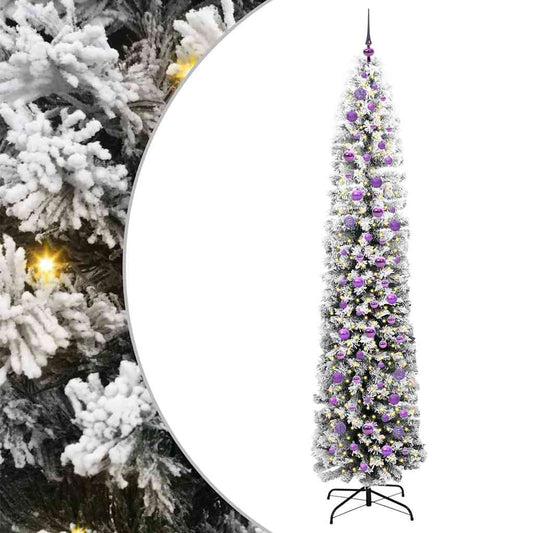 vidaXL Τεχνητό Χριστουγεννιάτικο Δέντρο με 300 LED Πράσινο 240 cm