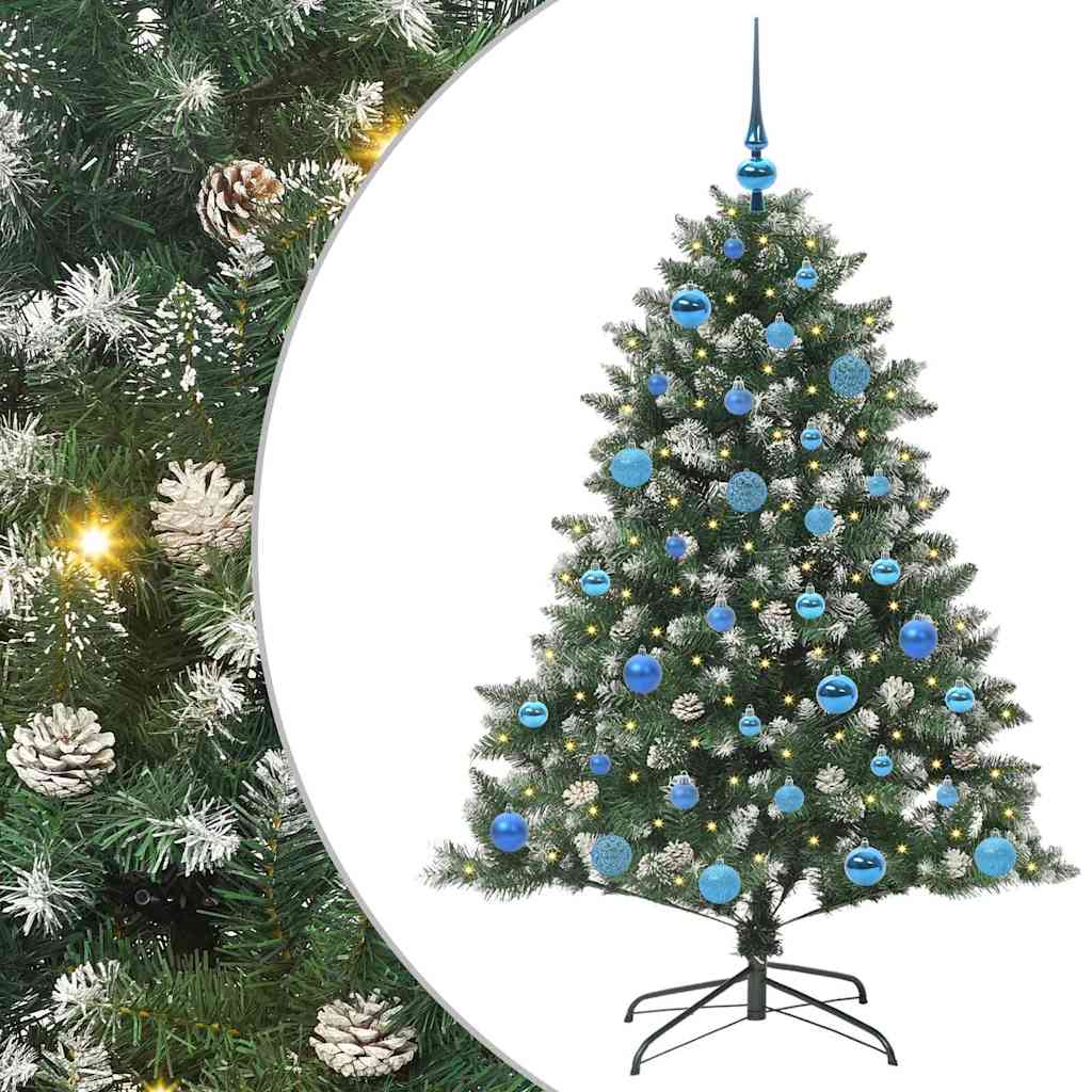 vidaXL Τεχνητό Χριστουγεννιάτικο Δέντρο με 150 LED Πράσινο 150 cm