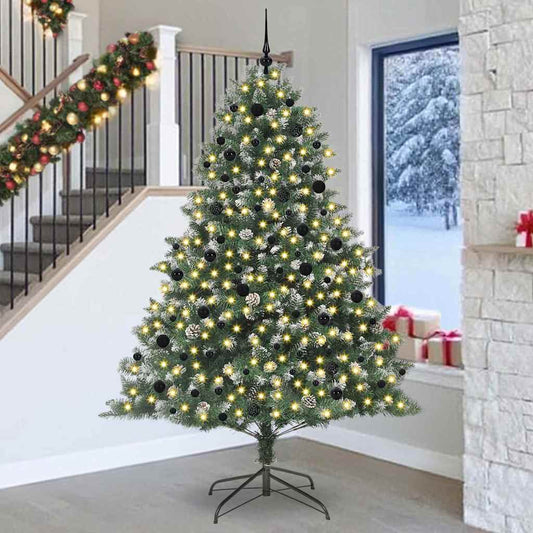 vidaXL Τεχνητό Χριστουγεννιάτικο Δέντρο με 300 LED Πράσινο 240 cm