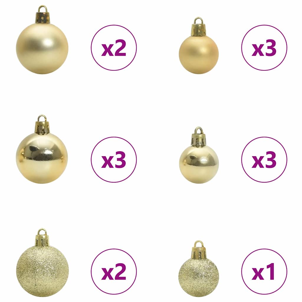 vidaXL Τεχνητό Χριστουγεννιάτικο Δέντρο με Άξονα Λευκό 150 cm