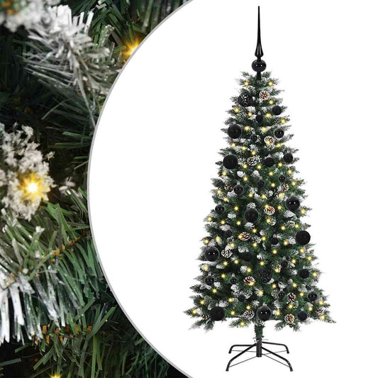 vidaXL Τεχνητό Χριστουγεννιάτικο Δέντρο με 150 LED Πράσινο 120 cm