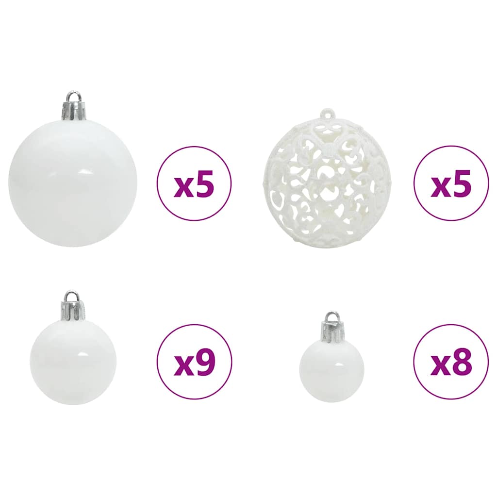 vidaXL Τεχνητό Χριστουγεννιάτικο Δέντρο με 150 LED Πράσινο 120 cm
