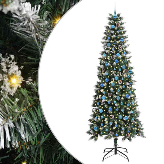 vidaXL Τεχνητό Χριστουγεννιάτικο Δέντρο με 300 LED Πράσινο 240 cm