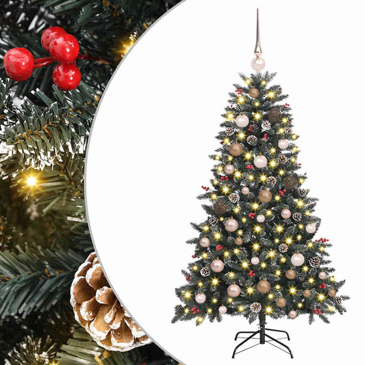 vidaXL Τεχνητό Χριστουγεννιάτικο Δέντρο με 150 LED Πράσινο 150 cm