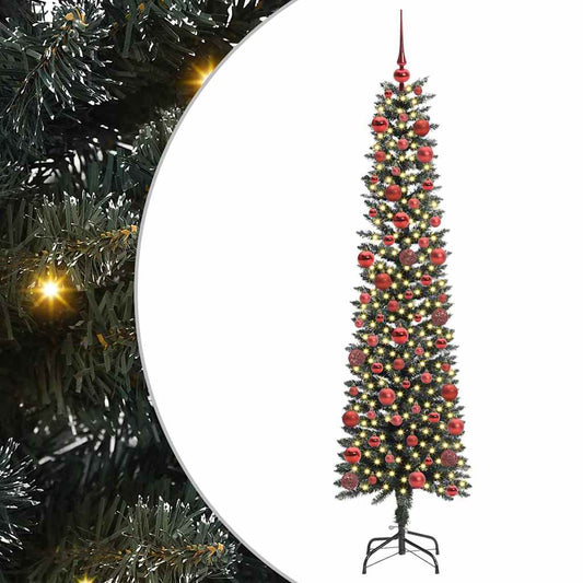 vidaXL Τεχνητό Χριστουγεννιάτικο Δέντρο με 300 LED Πράσινο 180 cm