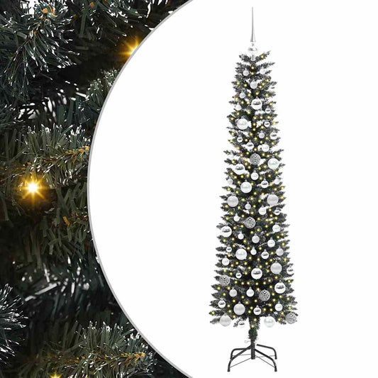 vidaXL Τεχνητό Χριστουγεννιάτικο Δέντρο με 300 LED Πράσινο 180 cm