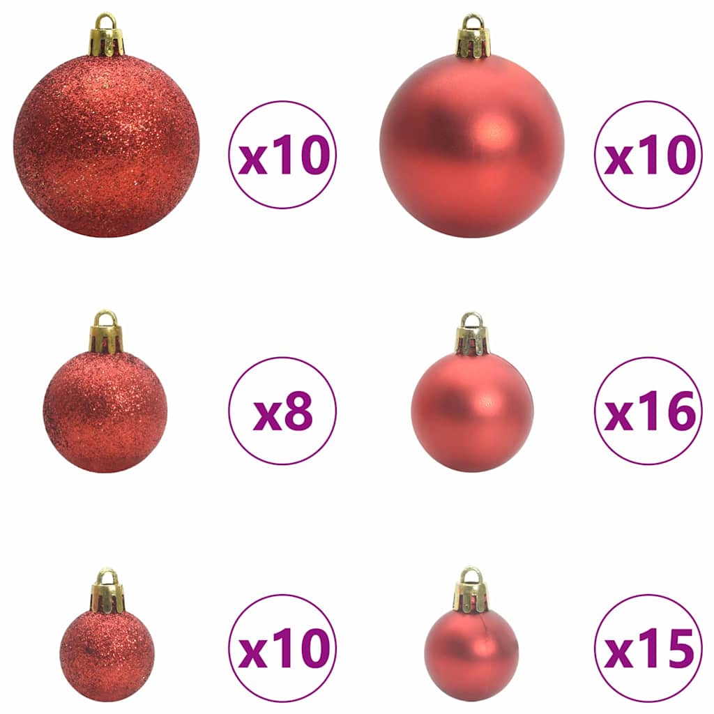 vidaXL Τεχνητό Χριστουγεννιάτικο Δέντρο Πράσινο και λευκό 210 cm