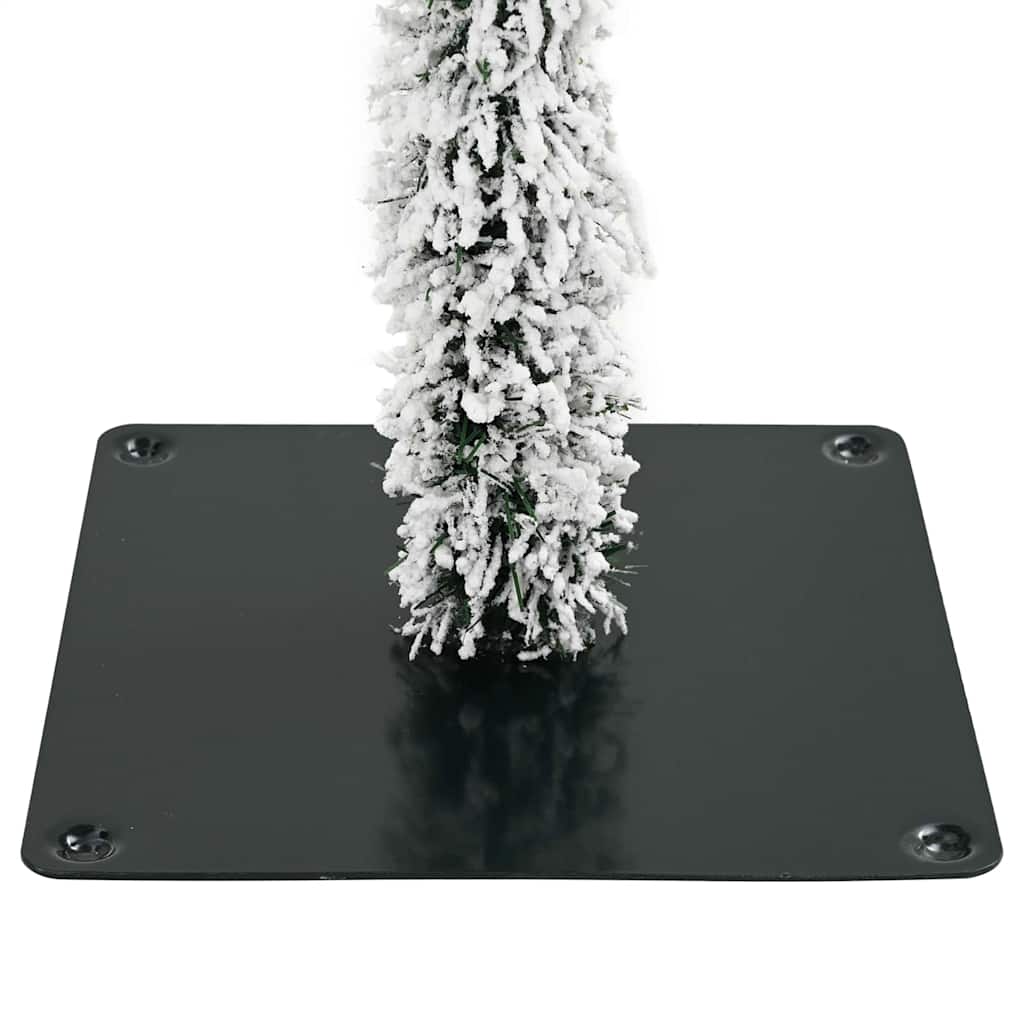 vidaXL Χριστουγεννιάτικο Δέντρο με 300 LED Λευκό 210 cm ΠΕ και Ατσάλι