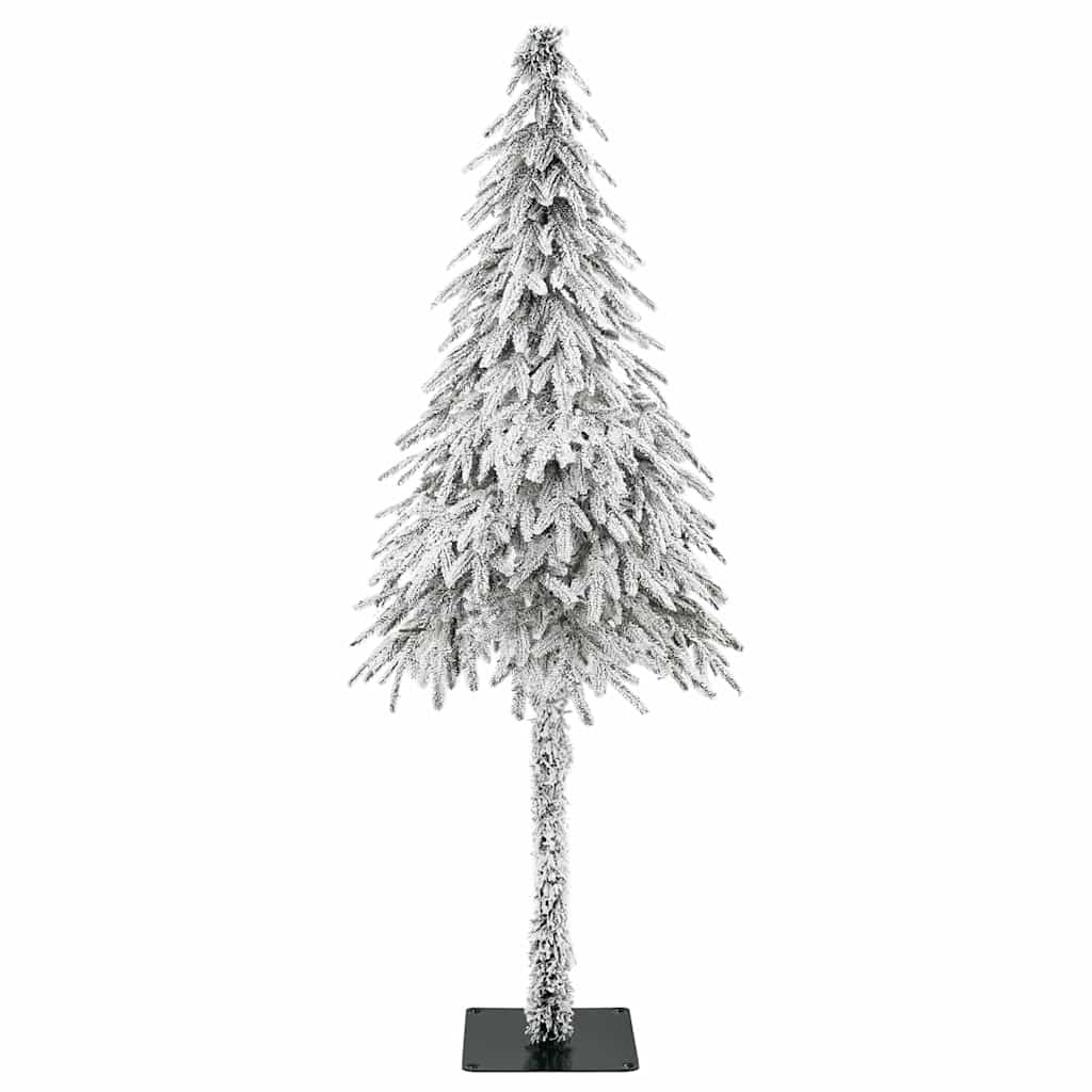 vidaXL Χριστουγεννιάτικο Δέντρο με 300 LED Λευκό 210 cm ΠΕ και Ατσάλι