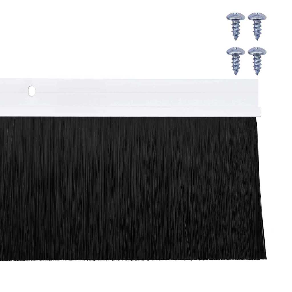 vidaXL Σφραγίδες πόρτας με βούρτσες που προσαρτώνται 2 pcs Λευκό