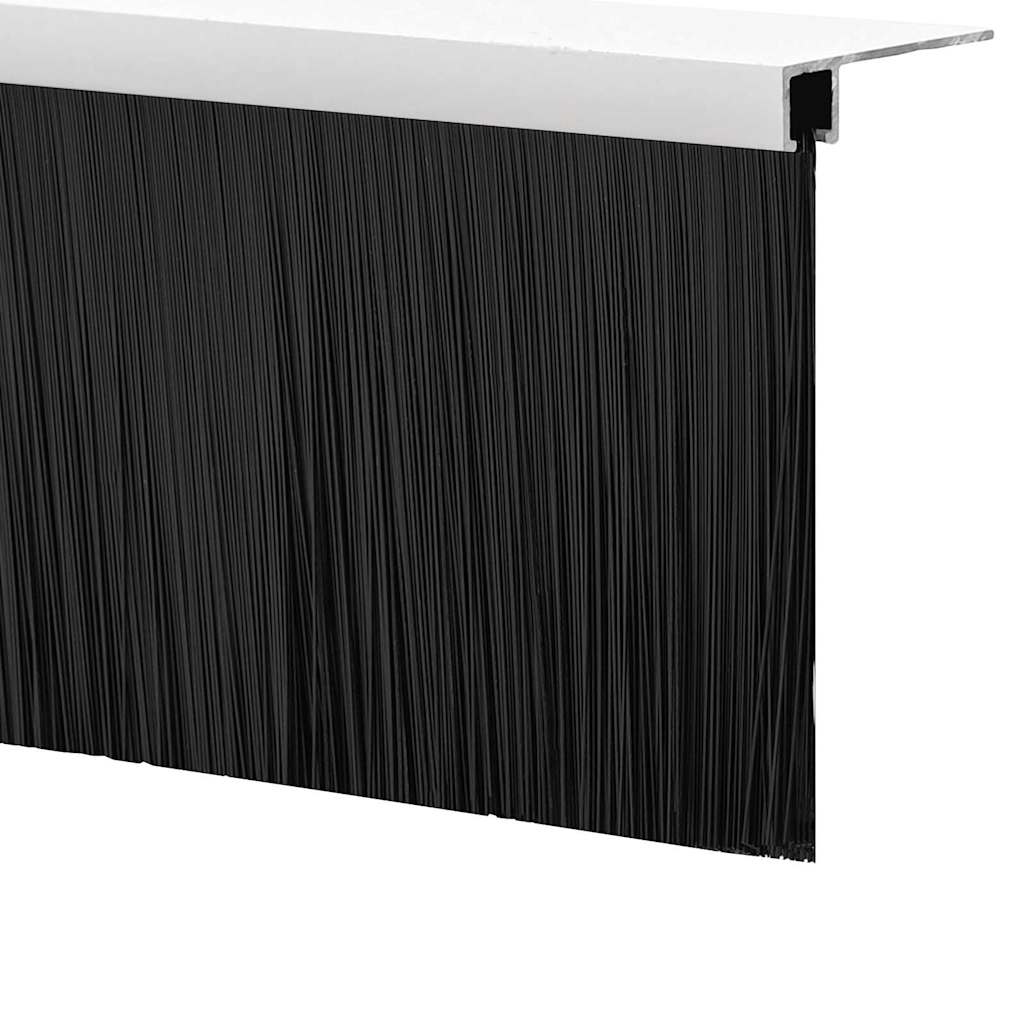 vidaXL Σφραγίδες πόρτας με βούρτσες που προσαρτώνται 6 pcs Λευκό