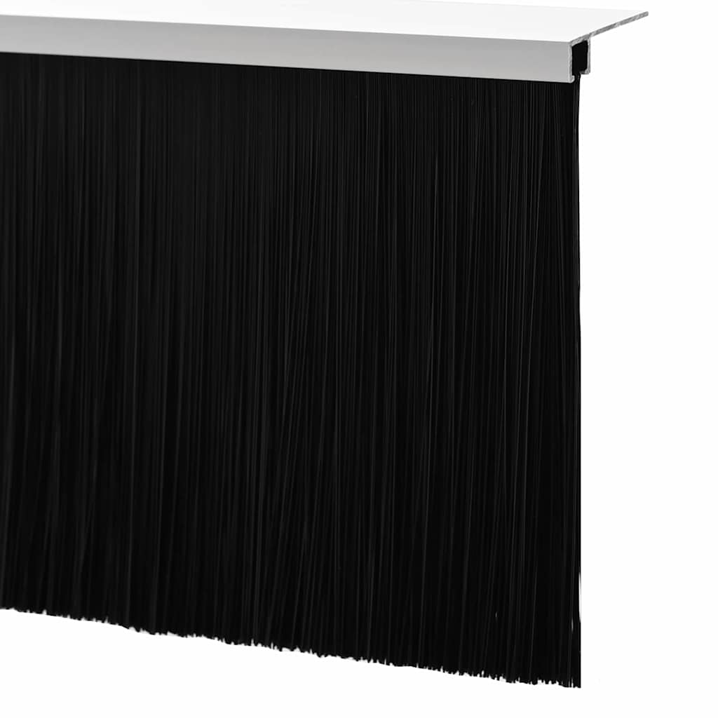 vidaXL Σφραγίδες πόρτας με βούρτσες που προσαρτώνται 6 pcs Λευκό