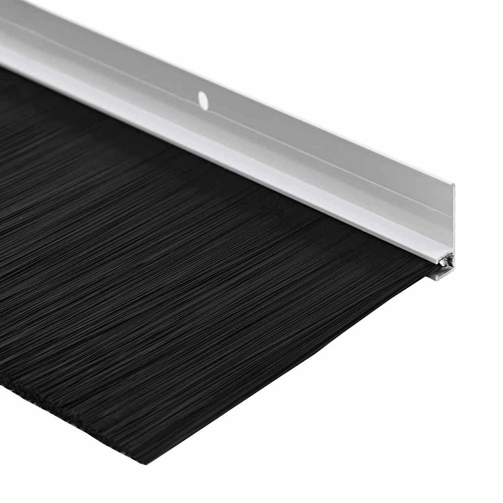 vidaXL Σφραγίδες πόρτας με βούρτσες που προσαρτώνται 6 pcs Λευκό