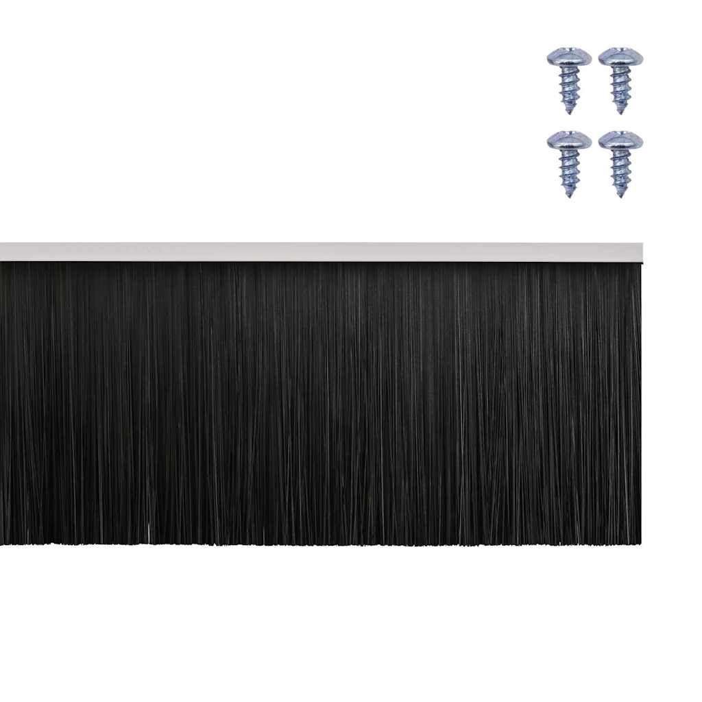 vidaXL Σφραγίδες πόρτας με βούρτσες που προσαρτώνται 12 pcs Λευκό