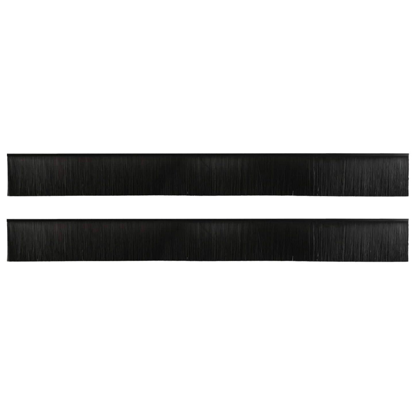 vidaXL Αυτοκόλλητες σφραγίδες πόρτας 2 pcs Μαύρο 100 cm