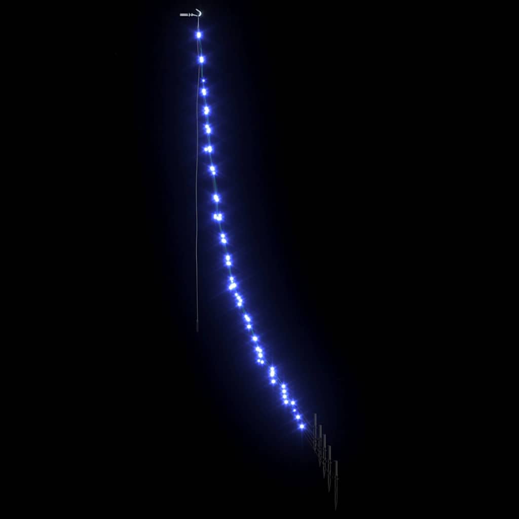 vidaXL LED Χριστουγεννιάτικο Δέντρο με 112 LED Μπλε 511 εκ Μέταλλο
