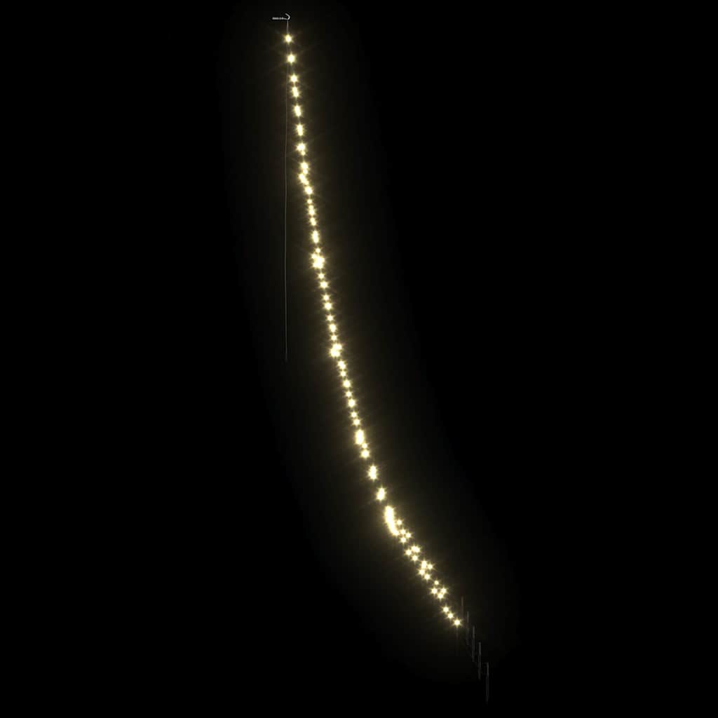 vidaXL LED Χριστουγεννιάτικο Δέντρο Θερμό λευκό 511 εκ Μέταλλο