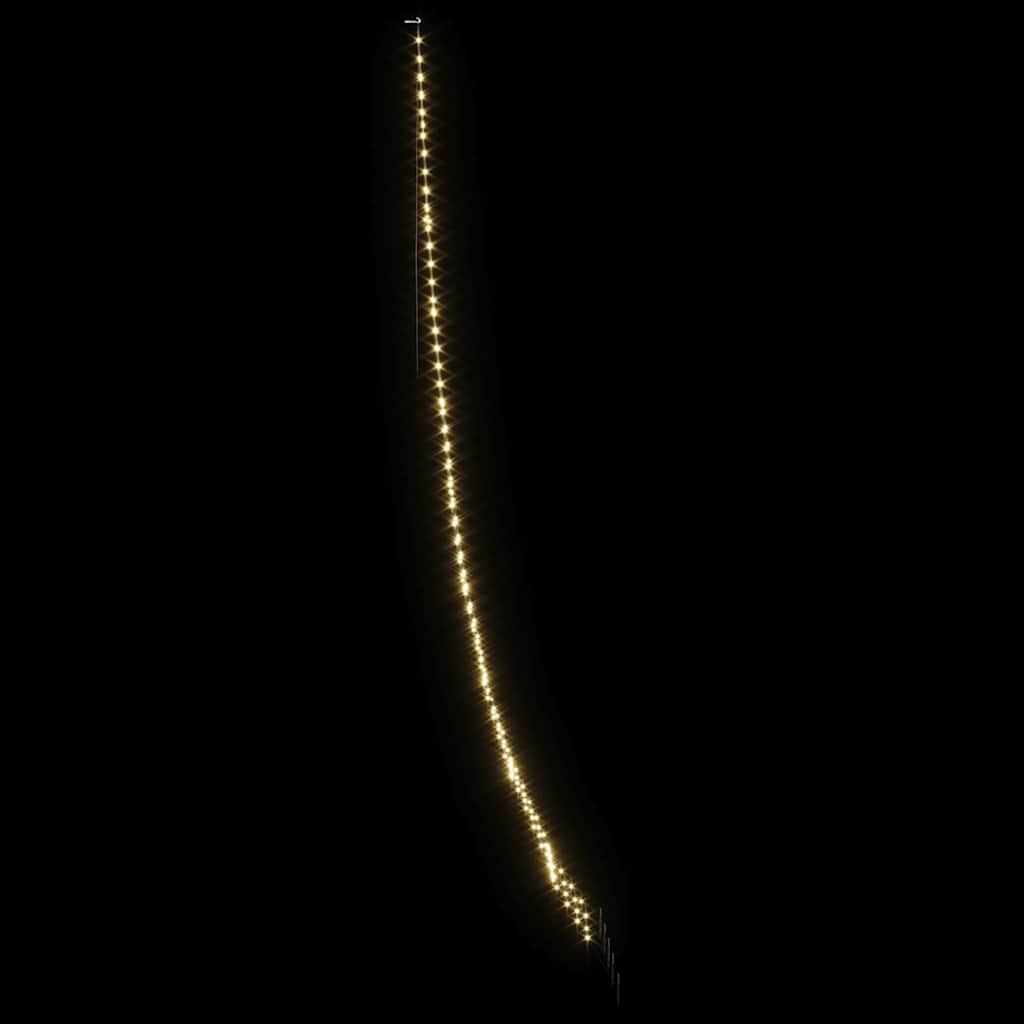 vidaXL LED Χριστουγεννιάτικο Δέντρο Θερμό λευκό 511 εκ Μέταλλο