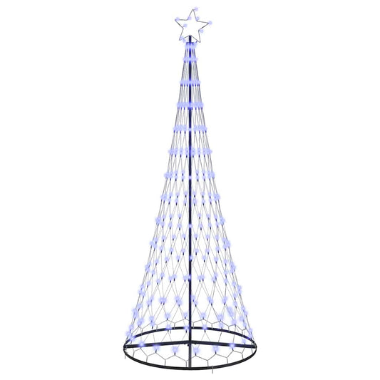 vidaXL LED Χριστουγεννιάτικο Δέντρο με 295 LED Μπλε 250 cm Μέταλλο