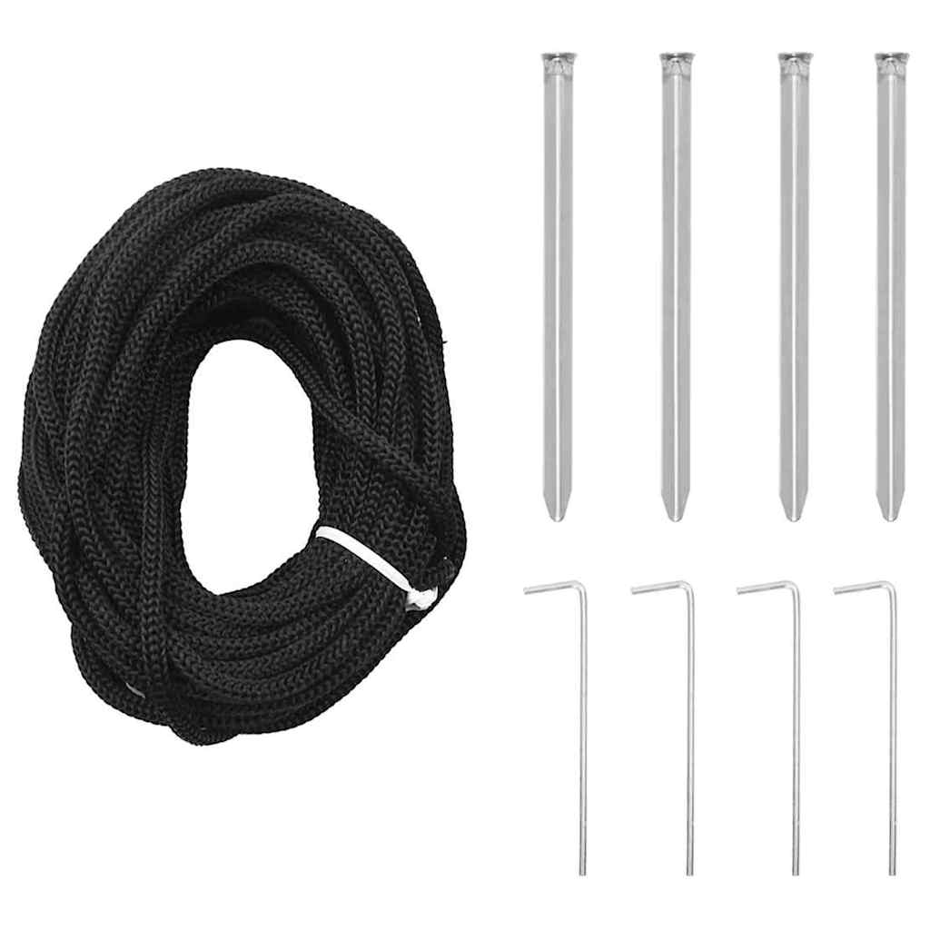 vidaXL LED Χριστουγεννιάτικο Δέντρο Πολύχρωμο 184.5 εκ. Μέταλλο