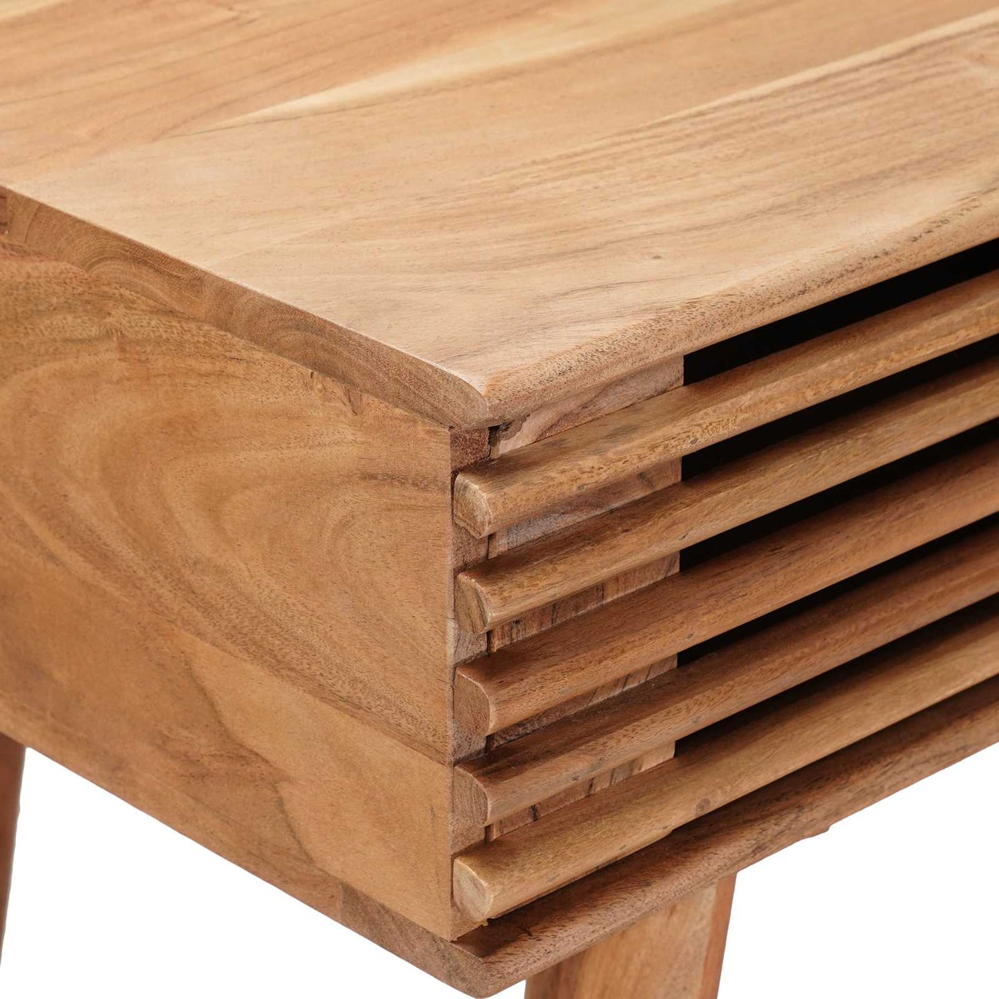 vidaXL Χειροποίητο Γραφείο Καφέ Τίκ 100 x 48 x 76 εκ.