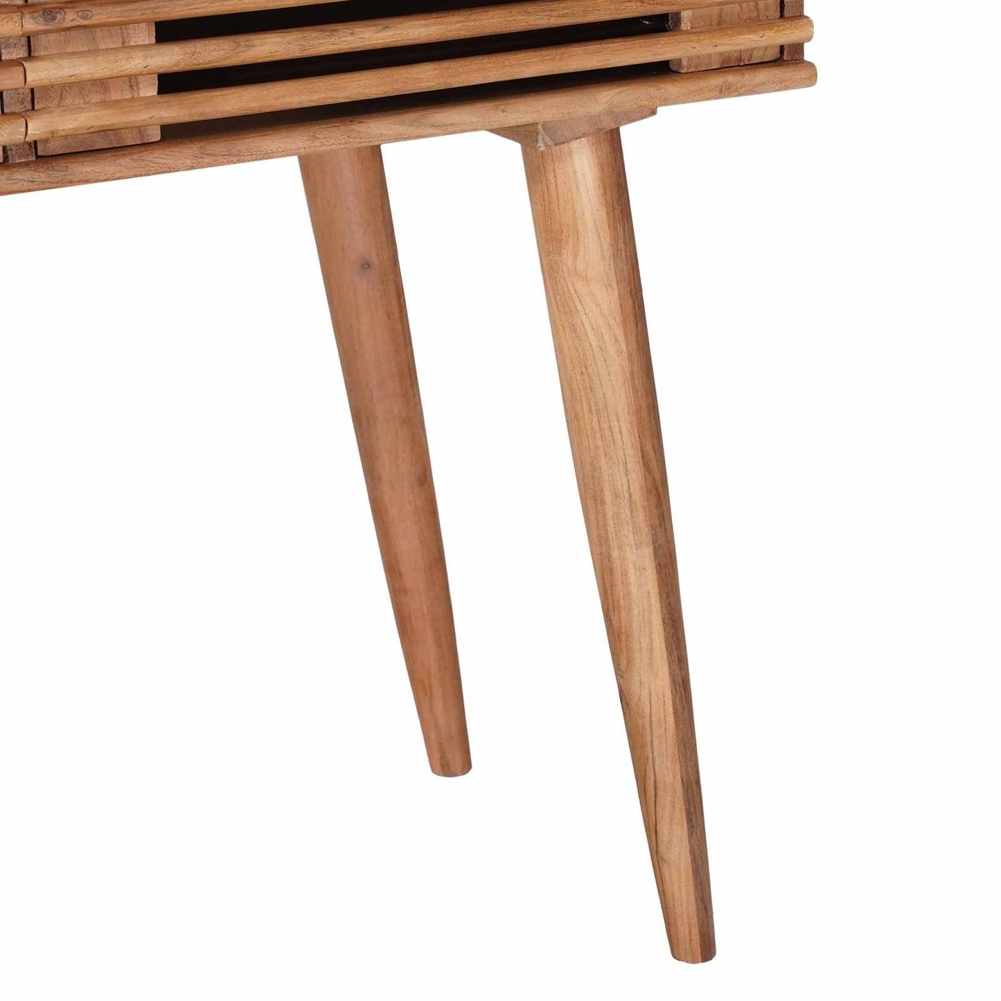 vidaXL Χειροποίητο Γραφείο Καφέ Τίκ 100 x 48 x 76 εκ.