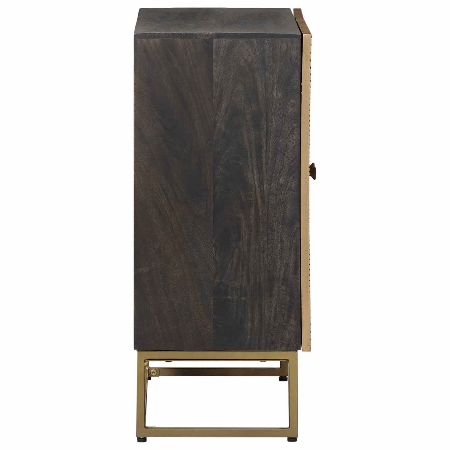 vidaXL Πλαϊνό γραφείο Ορείχαλκος 53,5 x 30 x 70 εκ