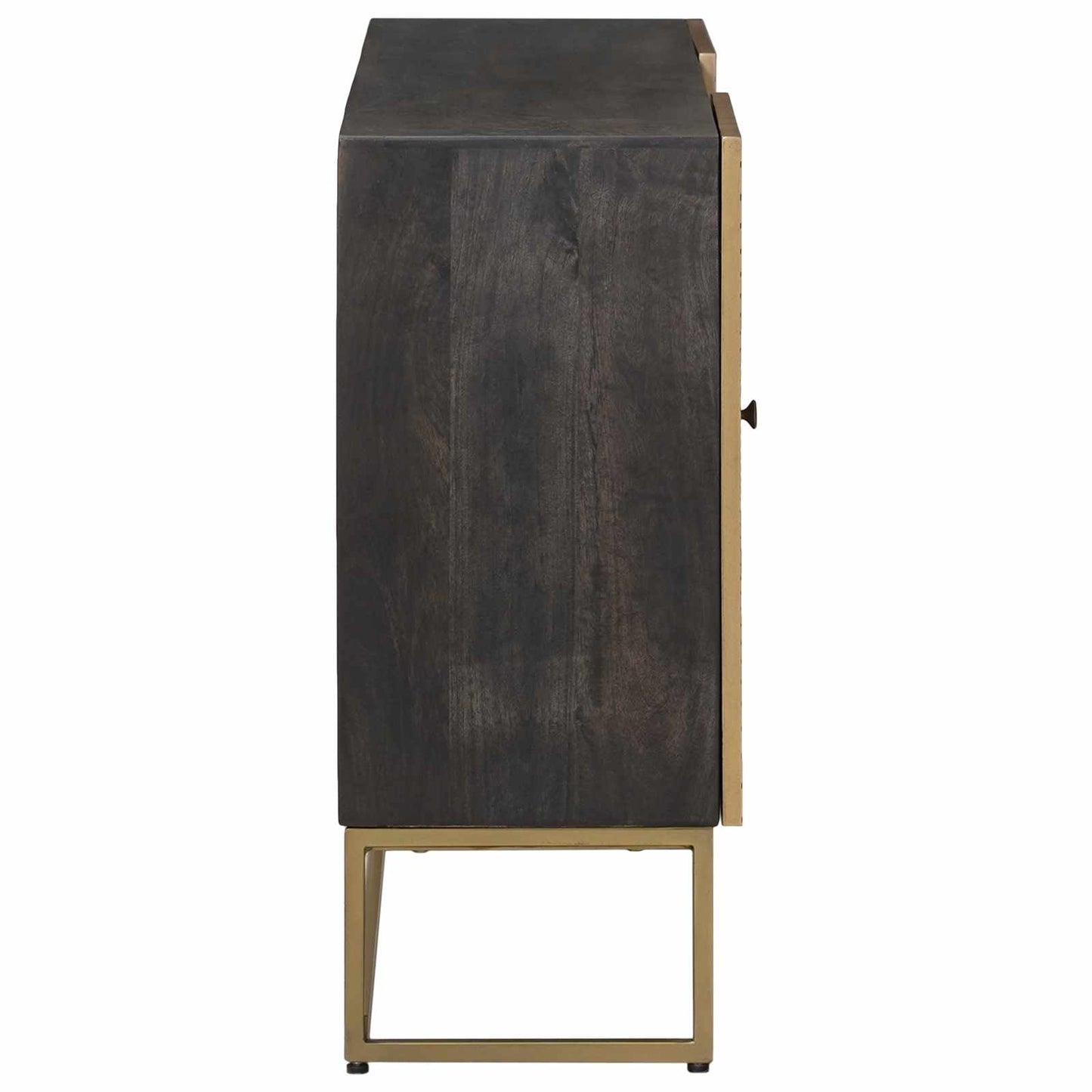 vidaXL Πλαϊνό γραφείο Ορείχαλκος 105 x 30 x 70 εκ