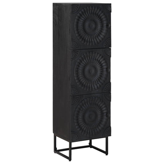 vidaXL Highboard Μαύρο 35 x 30 x 120 cm