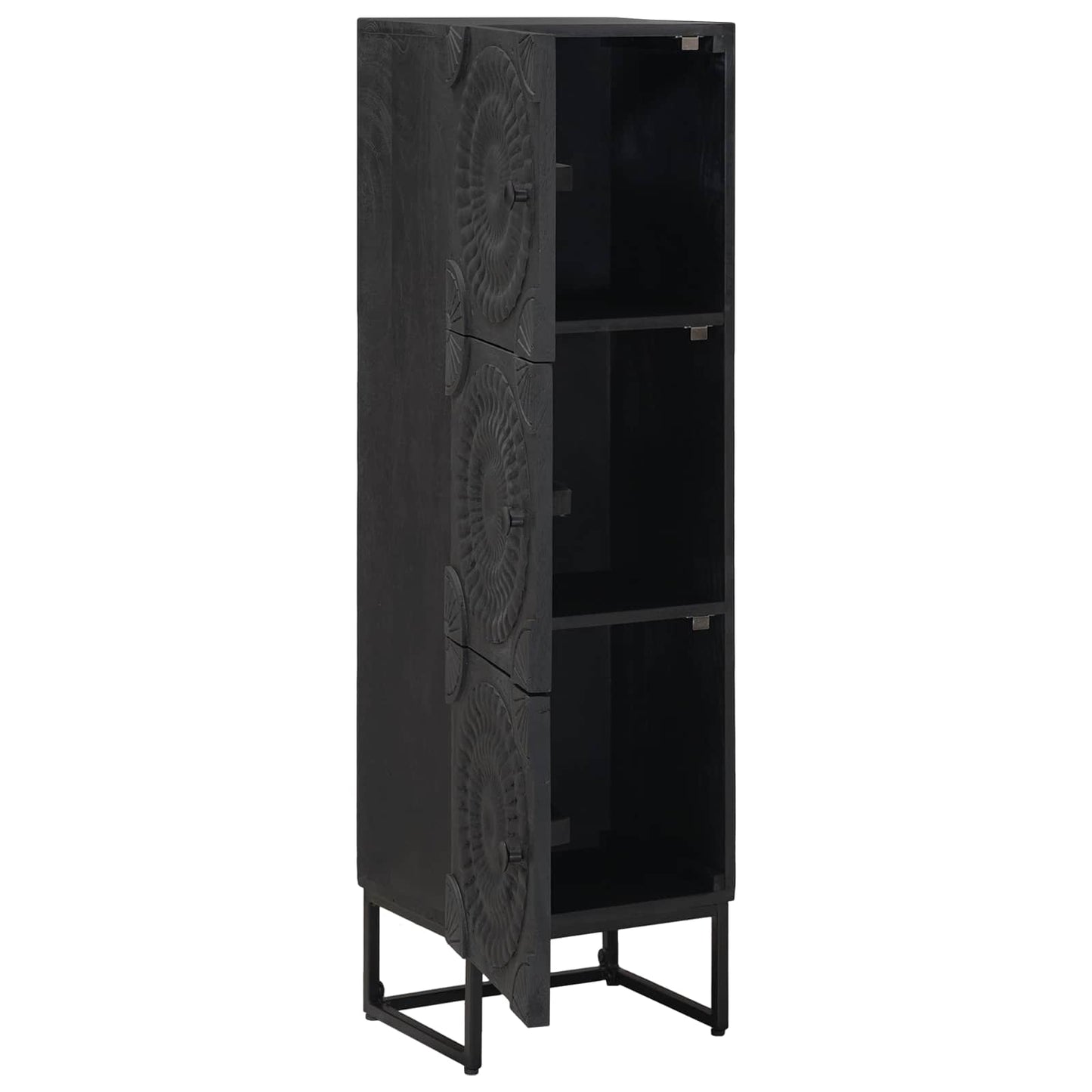 vidaXL Highboard Μαύρο 35 x 30 x 120 cm