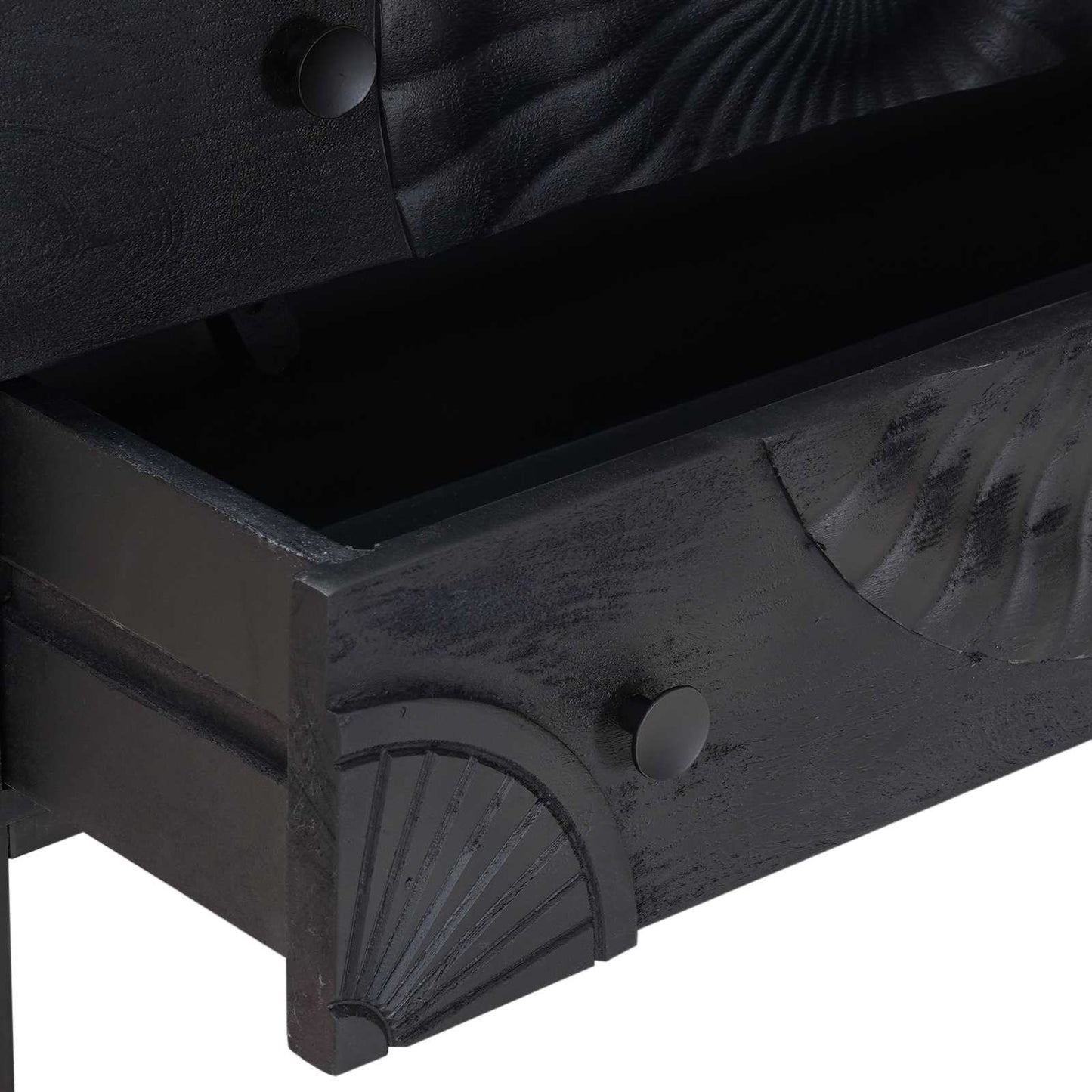 vidaXL Ντουλάπι με Συρτάρια με συρτάρι Μαύρο 75 x 30 x 65 εκ