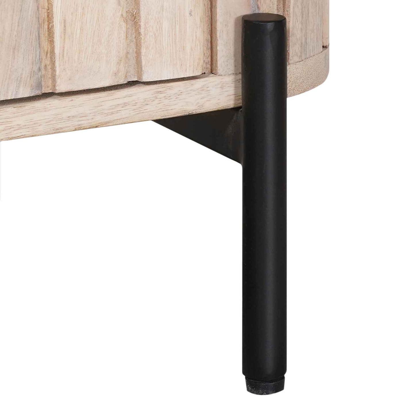 vidaXL Χειροποίητο Κομοδίνο Λευκό 40 x 30 x 60 cm Στερεό ξύλο μάνγκο