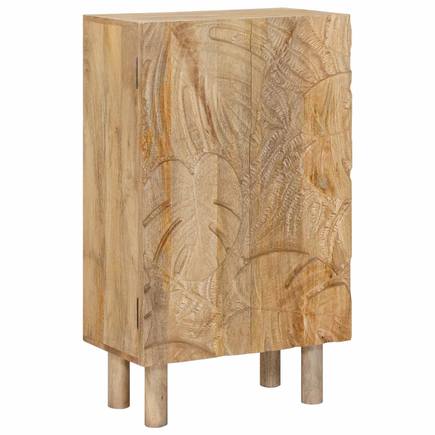 vidaXL Highboard 53 x 30 x 90 εκ Στερεό Ξύλο Μάνγκο και Μηχανικά Ξύλα