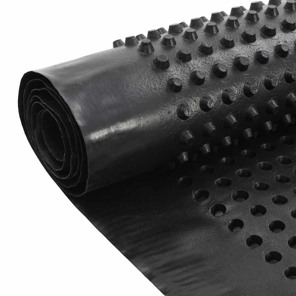 vidaXL Δισκίο αποστράγγισης Μαύρο 1 x 10 m HDPE