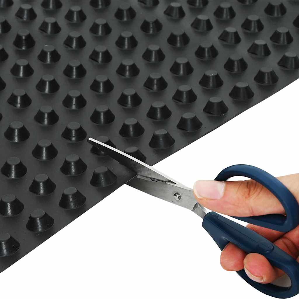 vidaXL Δισκίο αποστράγγισης Μαύρο 1 x 10 m HDPE