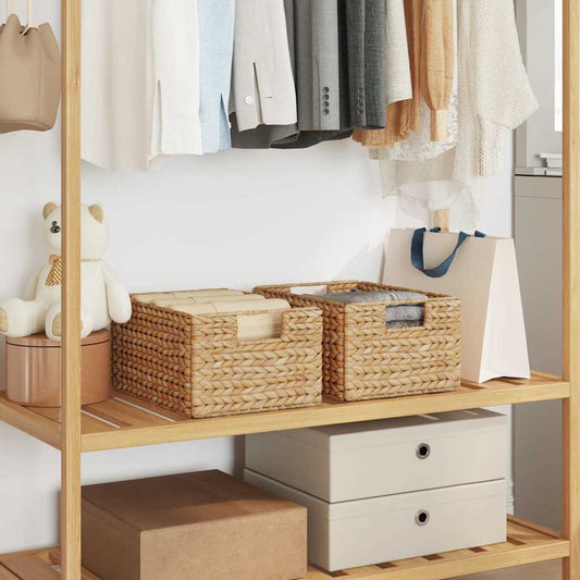 vidaXL Καλάθια Αποθήκευσης 2 pcs Φυσικό 35 x 25 x 17 εκ Υάκινθος νερού