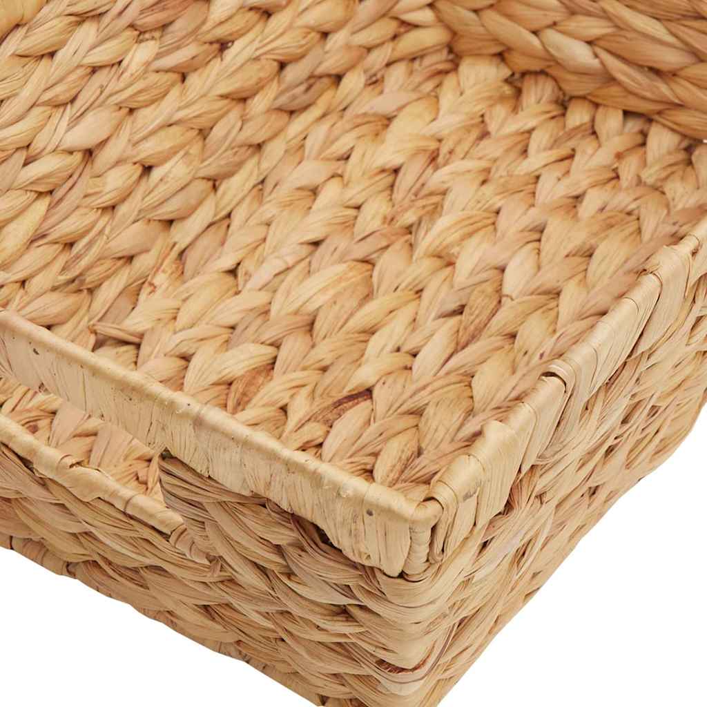 vidaXL Καλάθια Αποθήκευσης 2 pcs Φυσικό 38 x 28 x 15 εκ Υάκινθος νερού