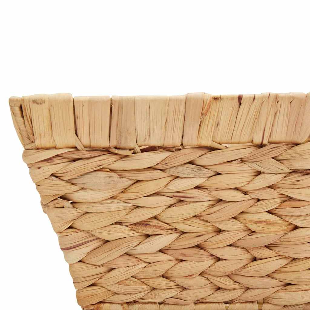 vidaXL Καλάθια Αποθήκευσης 2 pcs Φυσικό 38 x 28 x 15 εκ Υάκινθος νερού
