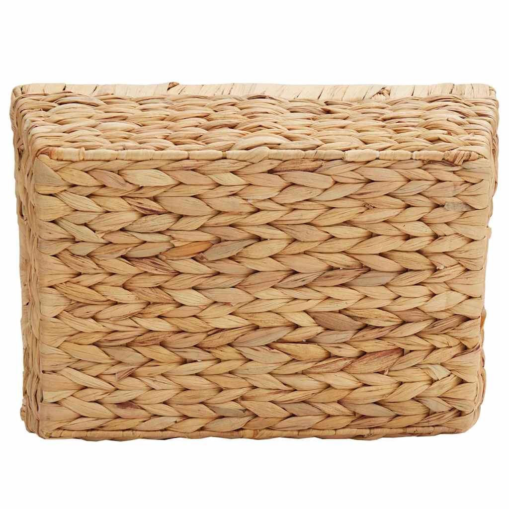 vidaXL Καλάθια Αποθήκευσης 2 pcs Φυσικό 38 x 28 x 15 εκ Υάκινθος νερού