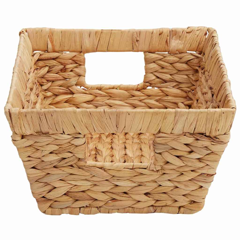 vidaXL Καλάθια Αποθήκευσης 2 pcs Φυσικό 38 x 28 x 15 εκ Υάκινθος νερού