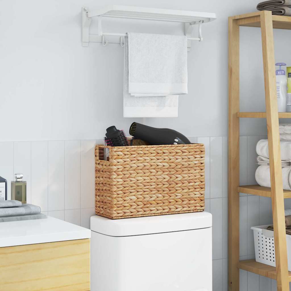 vidaXL Καλάθια Μαγazines 2 pcs Φυσικό 39 x 14 x 25 εκ Υάκινθος νερού