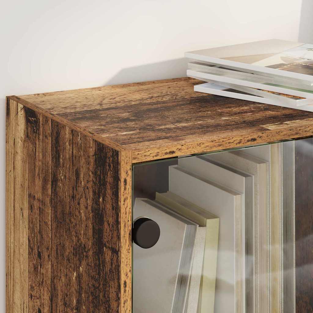 vidaXL Highboard Παλιό Ξύλο 68 x 37 x 142 εκ Επεξεργασμένο ξύλο