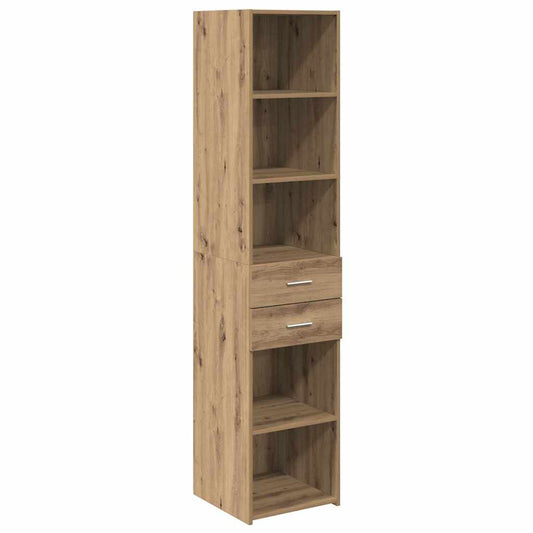 vidaXL Highboard Artisan Oak 40 x 42,5 x 185 εκ. Επεξεργασμένο ξύλο