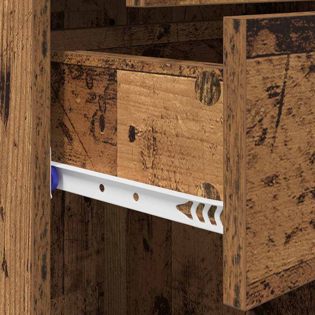 vidaXL Highboard Παλιό Ξύλο 50 x 42,5 x 185 εκ. Επεξεργασμένο ξύλο