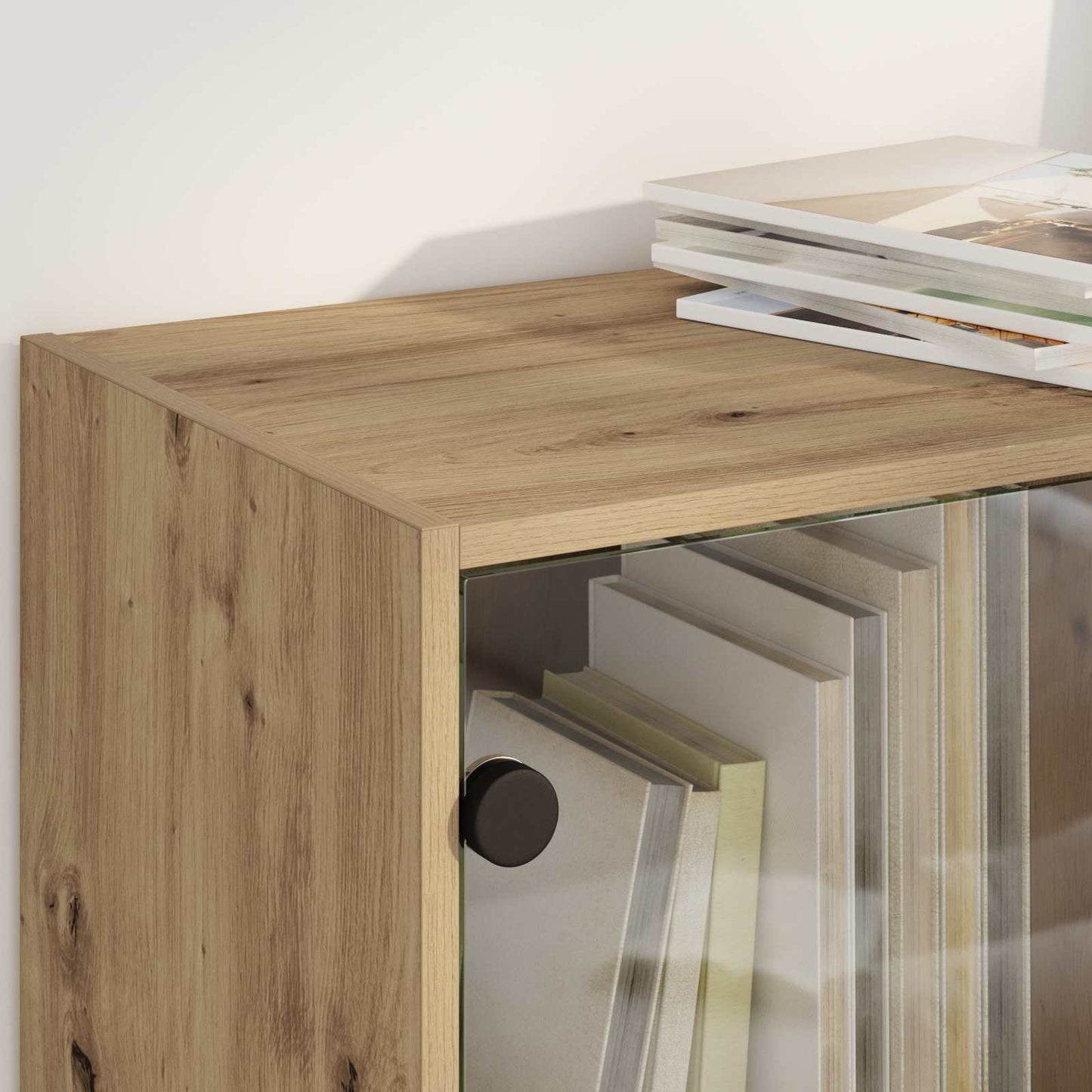 vidaXL Highboard 2 pcs Artisan Oak 68 x 37 x 142 εκ Επεξεργασμένο ξύλο
