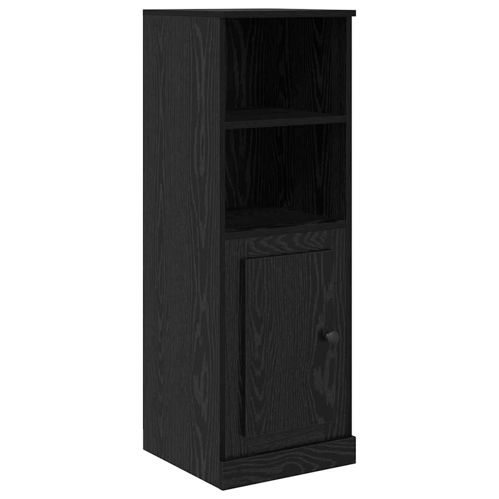 vidaXL Highboard με συρτάρι 3 pcs Μαύρη Οξυά Επεξεργασμένο ξύλο