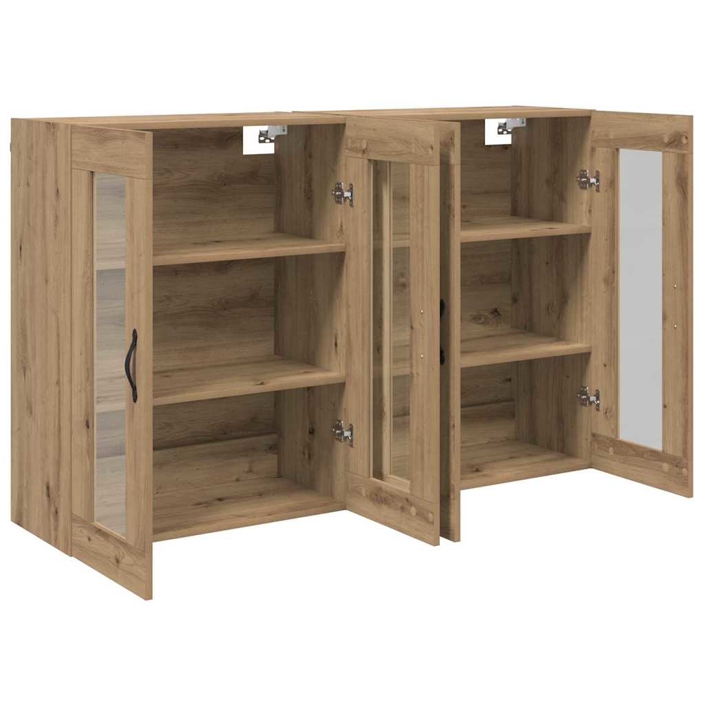vidaXL Ντουλάπια Τοίχου 2 pcs Artisan Oak 69,5 x 34 x 90 εκ.