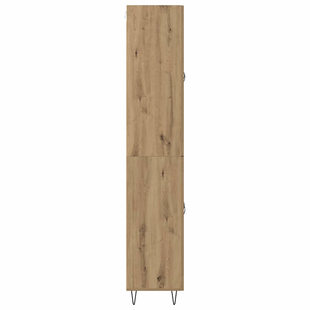 vidaXL Highboard Artisan Oak 69,5 x 34 x 90 εκ. Επεξεργασμένο ξύλο
